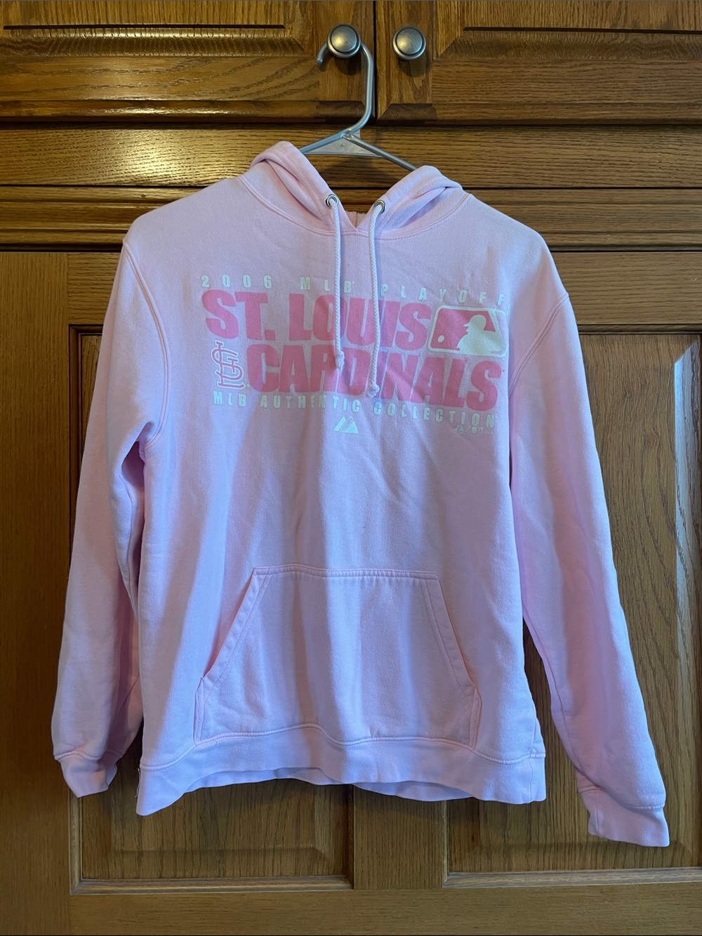 Majestic St. Louis Cardinals Pink Pullover Hoodie